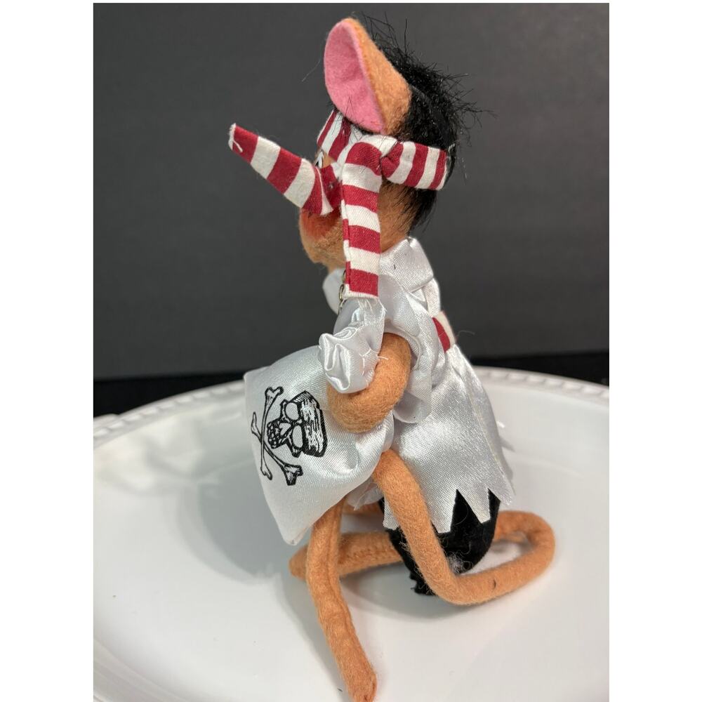 Annalee 2008 Pirate Halloween Costume Mouse 6 inch - Picture 4 of 7